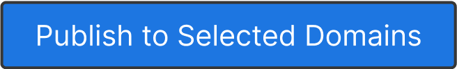 Webflow Publish to selected domain designer button image