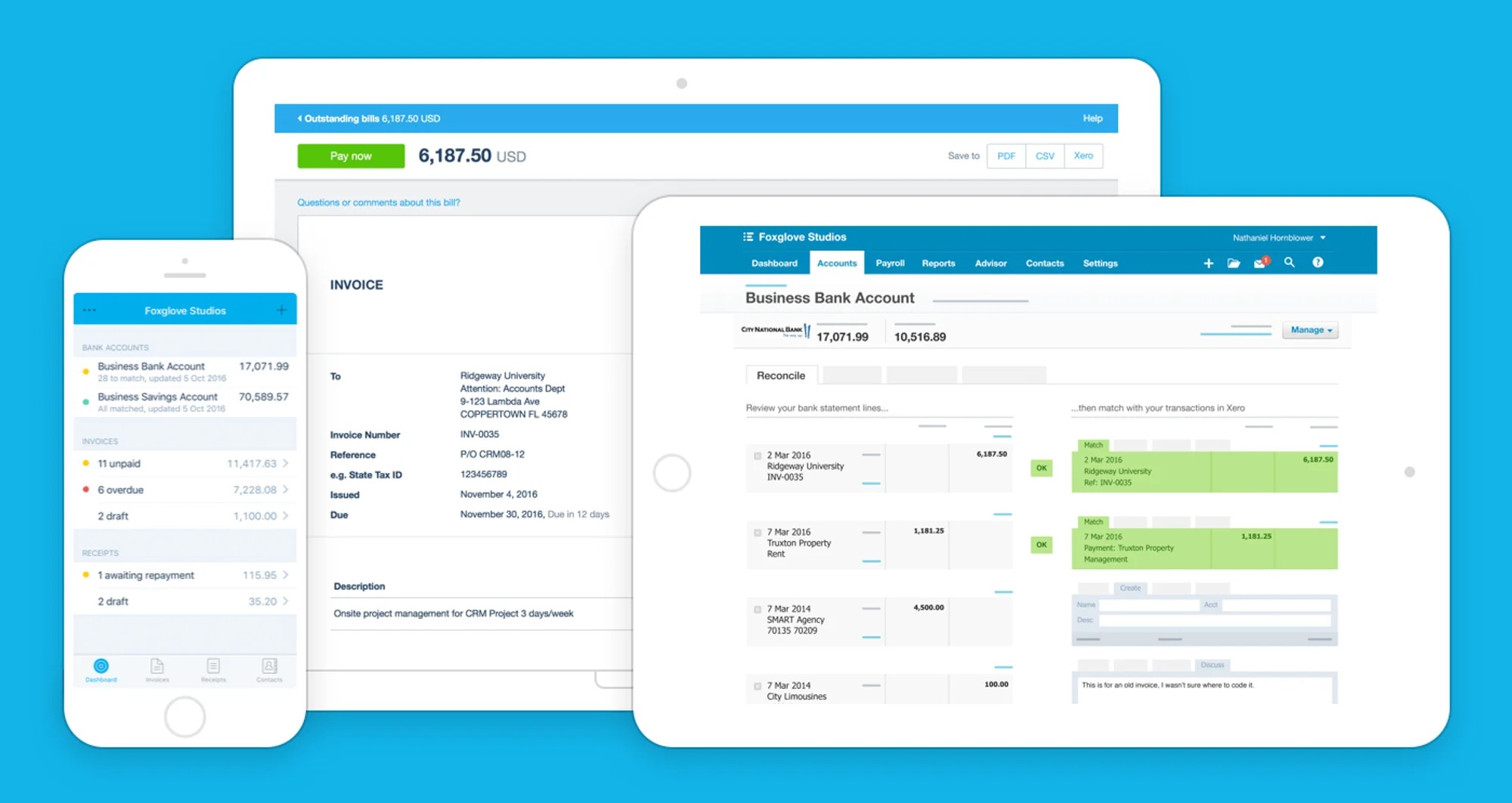 When it comes to account Xero is simply the best