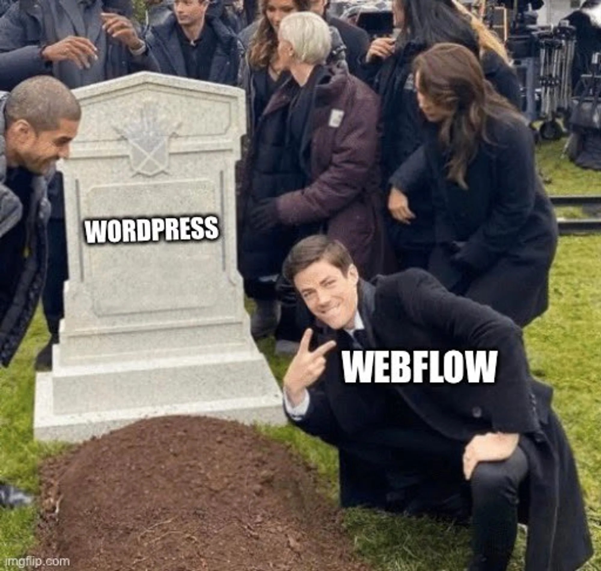 Wordpress VS Webflow, and the loser is Wordpress.