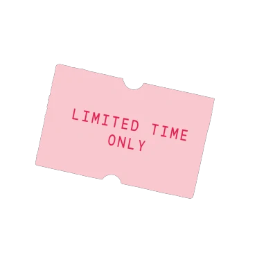 Limited Time Only Sticker Vector