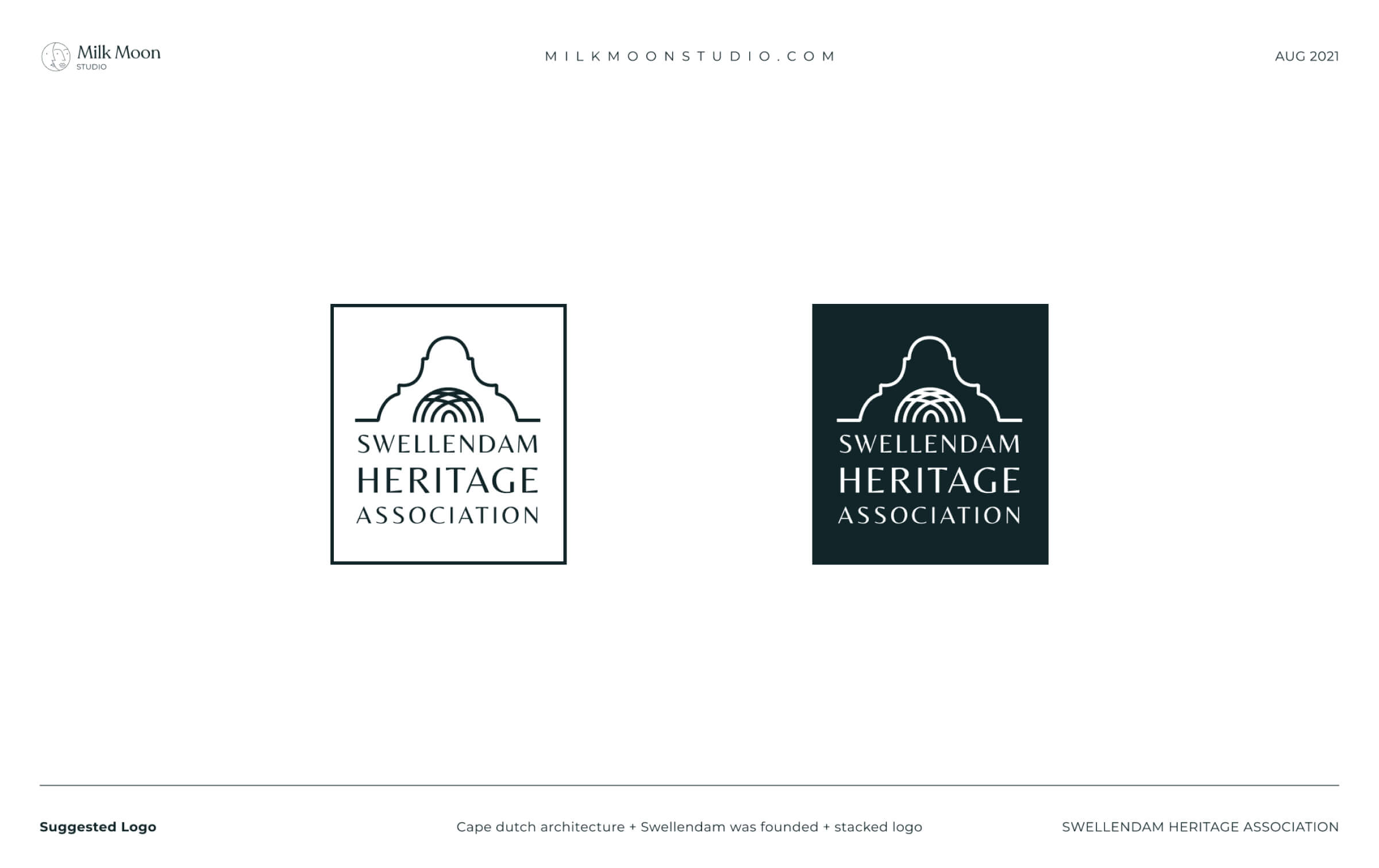 Swellendam Heritage Society Logo by Milk Moon Studio
