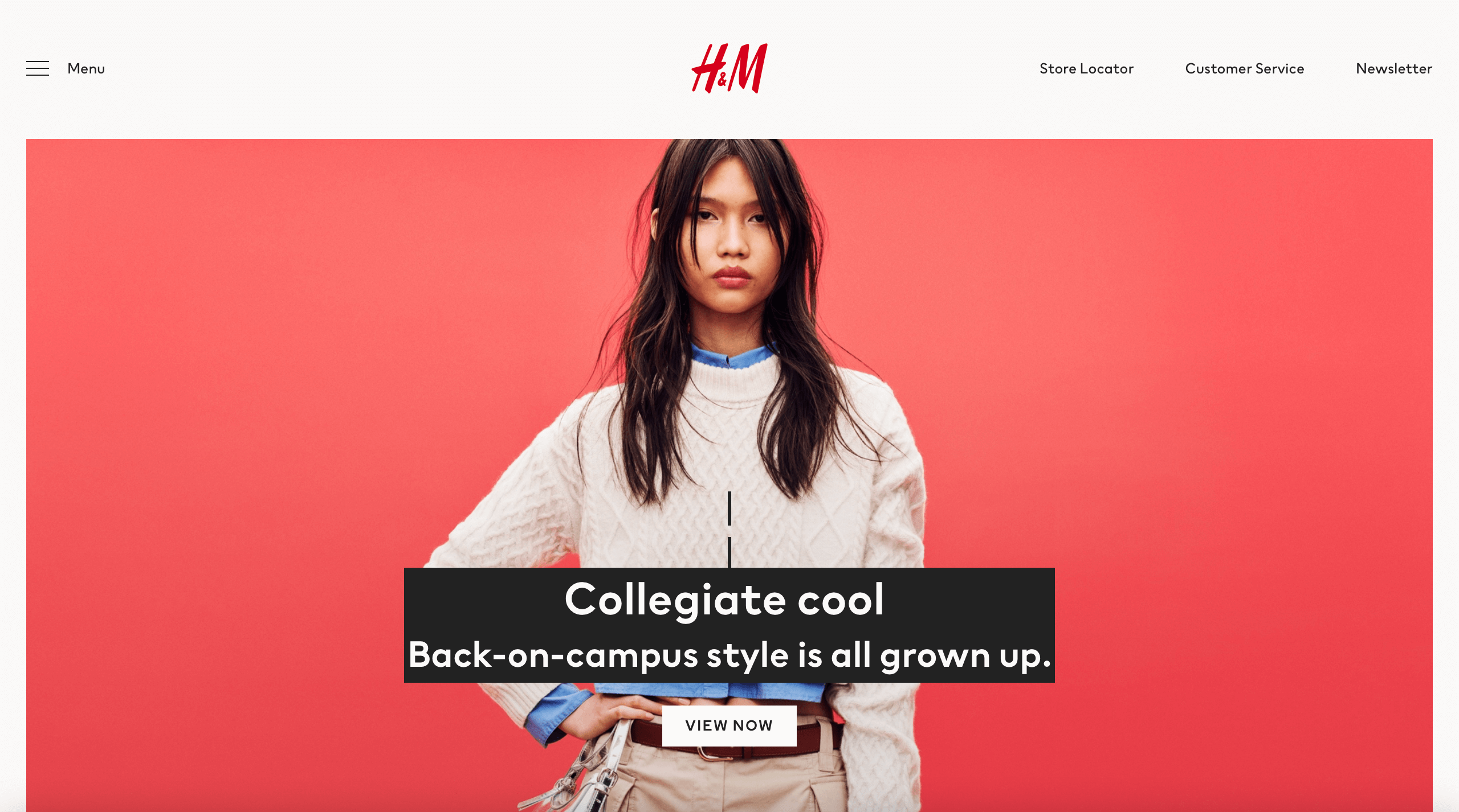 H&M Homepage