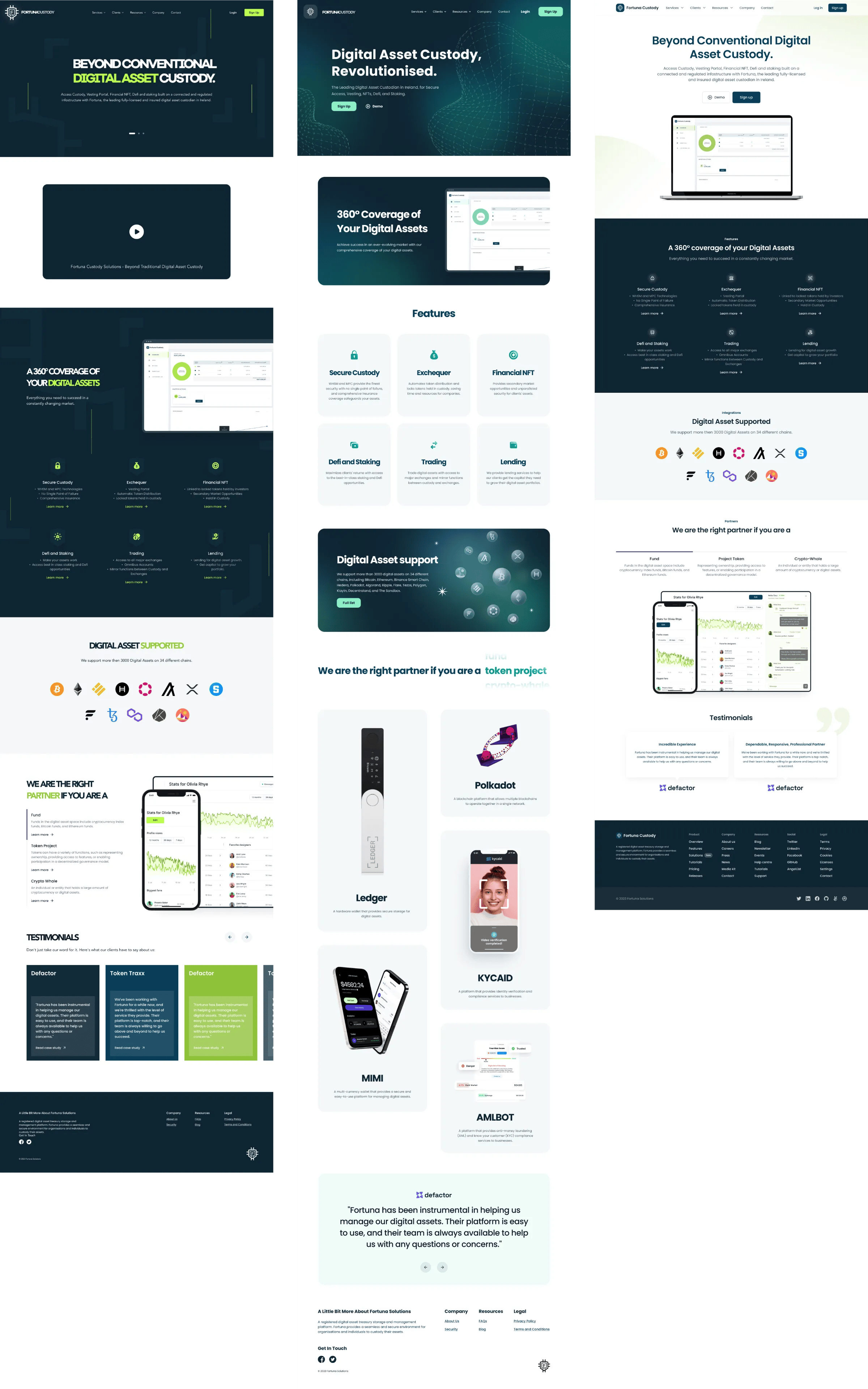 Fortuna Custody Solutions Conceptual Desings