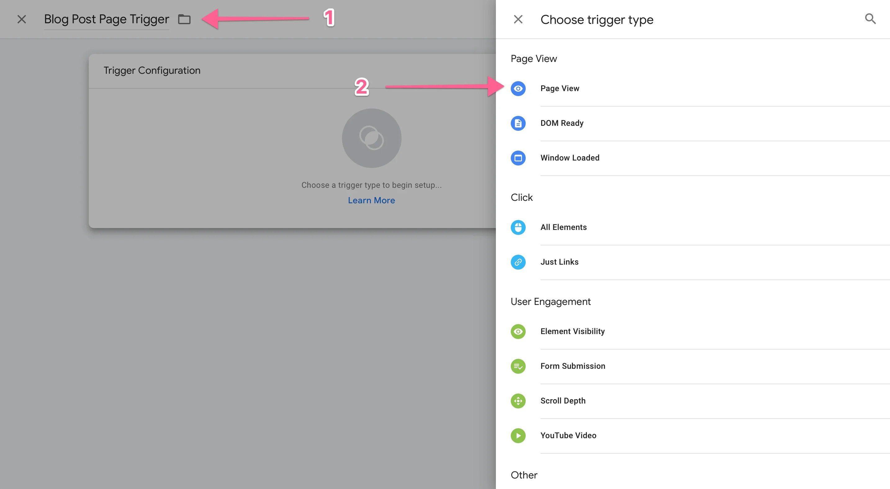 ShareThis Page view trigger in Tag Manager