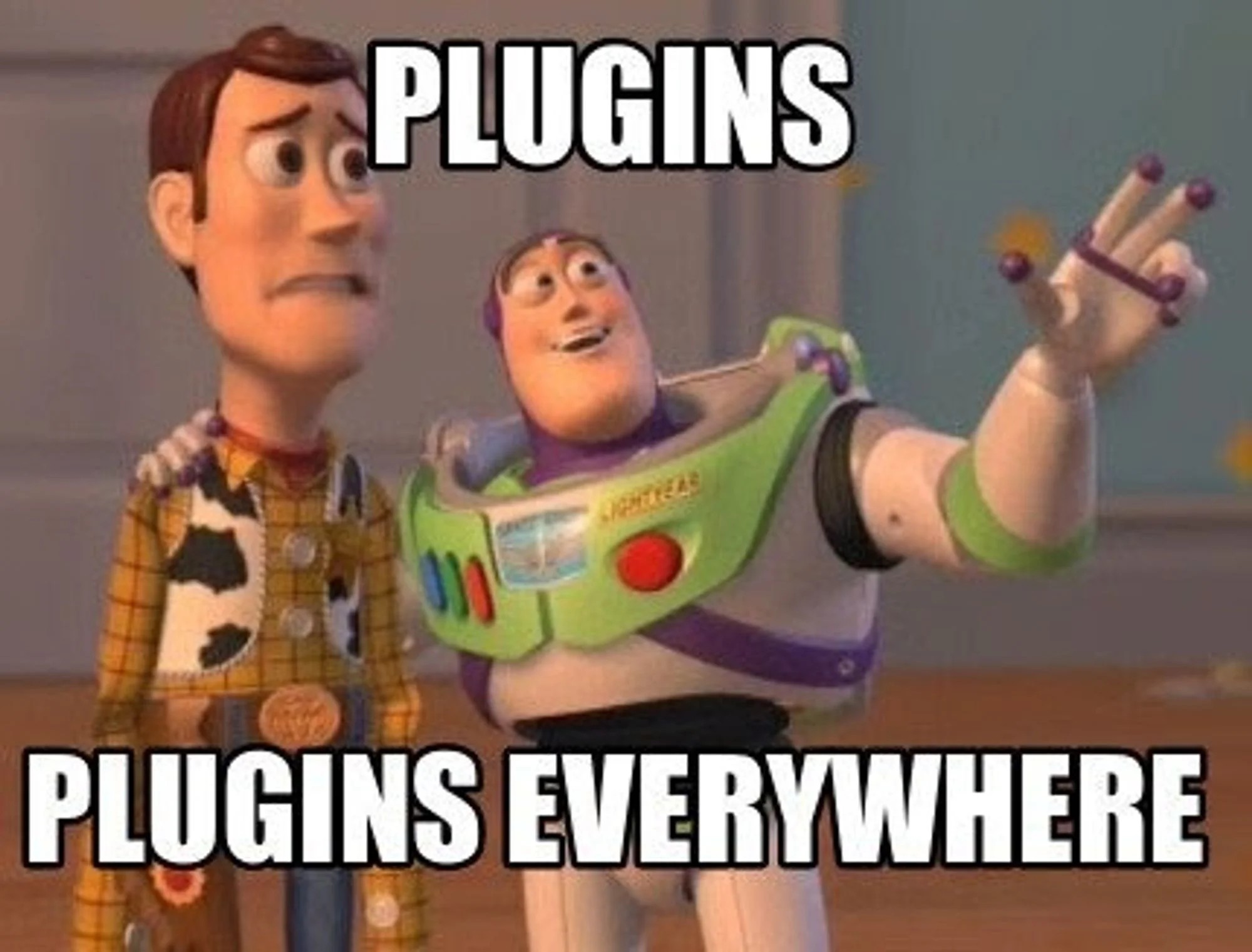 Plugins, what plugins, no plugins in Webflow.